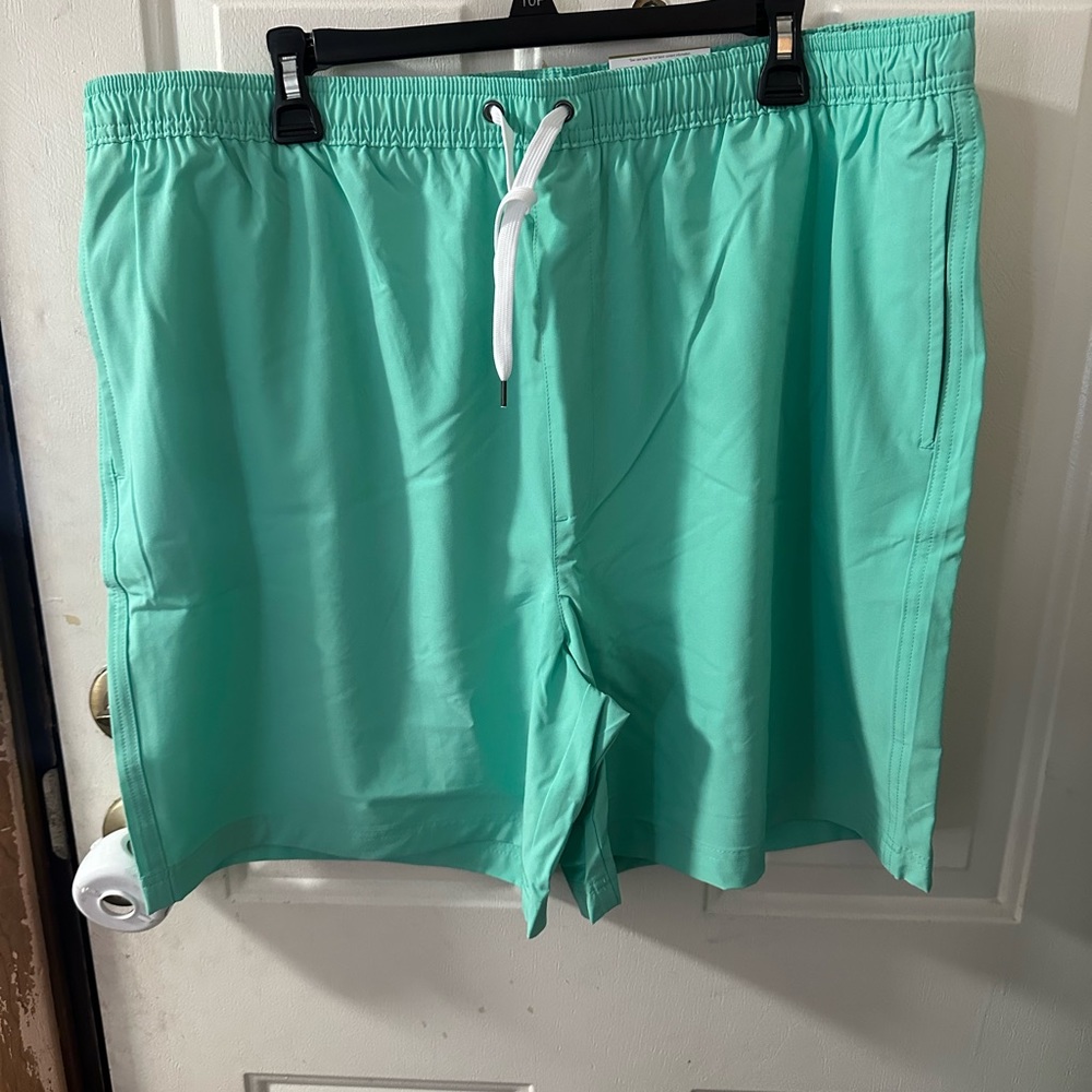 SONOMA MEN’S SWIM TRUNKS: FLORIDA KEYS (MINT GREEN): NWT: SZ XXL